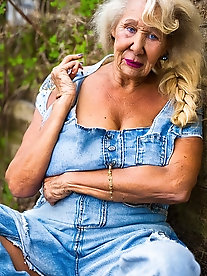 Nude Old Women Pics - 80 Y.O. Thick Fully Clothed Polish Blonde with Braided Hair