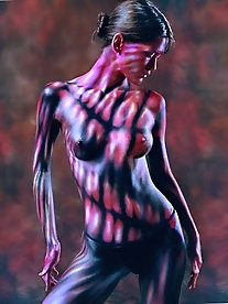 Topless g-i-l-f likes a tasty boner