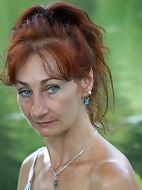 On green-pond background